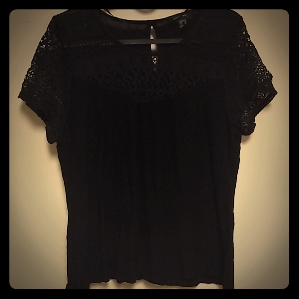 lace top shirt
